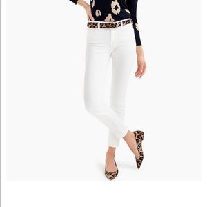 Jcrew white toothpick jeans